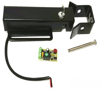 Apricancello automatico scorrevole, Serratura apricancello elettrico 12v for attuatori lineari apricancello battente montaggio orizzontale compatibile con motore Mighty Mule Aleko Kit sistema di sicur