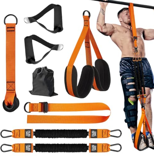 Bandas De Resistencia para Barras De Dominadas | Correas Ajustables para Ejercicios - para Fortalecer Brazos Pecho Espalda Y Tronco