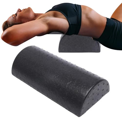 Rodillo de ejercicio de alta densidad – Medio cilindro de espuma para | deportes corporales, material sólido, diseño de soporte suave con agarre para entrenamiento | Balance Roller Professi