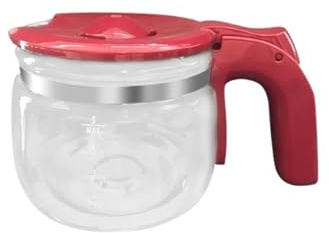 Kompatibel Mit DeLonghi, ICM14011 Ersatz-Glaskannen-Zubehör For Kaffeemaschinen(Red)