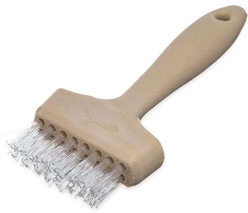 Carlisle 4011400 Wide Waffle Iron Brush, 7, Teflon - Pack of 12