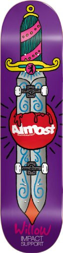 Skateboard Deck Almost Willow Skat Knife Impact 8.1 Deck