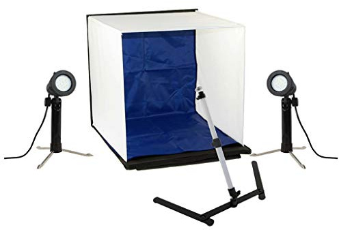 Falcon Eyes PBK-40AB-2LS 40 x 40 cm vikbar fotolåda med 2 x 50 W lampor