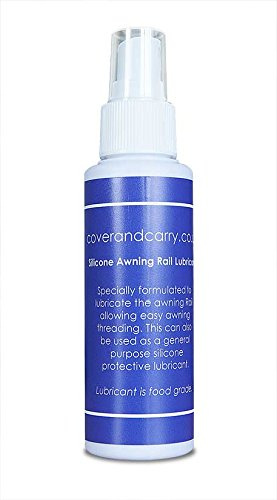 Awning rail lubricant for caravans and motorhomes