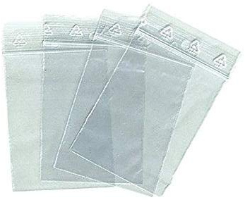 50 Sachets 140 x 220 mm fermeture zip Transparent - 14 x 22 cm 50 sac plastique compatible alimentaire et congélation de marque UNIVERS GRAPHIQUE REF UGS11-100. Facture avec T.V.A déductible