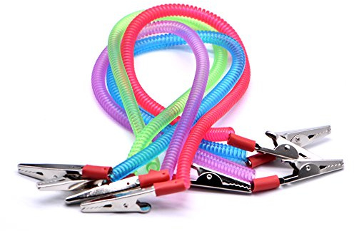 Angzhili 4 flexible Serviettenhalter Ketten Oralzubehör Material Schal Clip Handtuch Schürze Lätzchen Kette