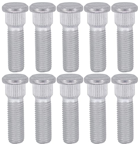 Radbolzen Radschrauben Radschraube M12x1,5 Radbefestigung Bolzen Hinterachse Vorderachse silber für Corolla Verso Auris Yaris Avensis Supra Camry Celica RAV Hilux Land Cruiser Prius CT GS IS LS NX RX