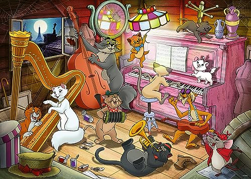 Ravensburger Disney Collector's Edition Aristocats 1000 Piece Jigsaw Puzzle for Adults and Kids Age 12 Years Up