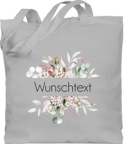 Geschenk mit Namen personalisiert by Shirtracer - Baumwolltasche - Aufdruck selbst gestalten - Wunschtext I Geschenk personalisiert I Geschenk Weihnachten