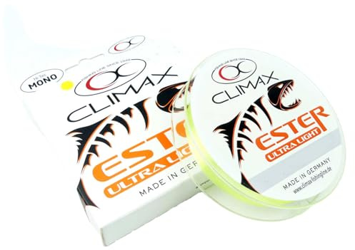 Climax Ester U-Light Mono 150m 0,16mm Hi Vis Yellow Monofile Angelschnur