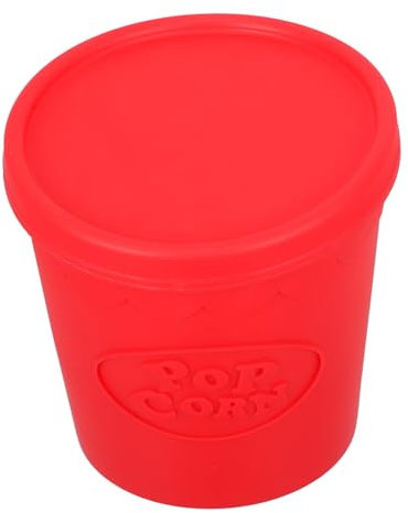 Garneck Cubo De Palomitas De Silicona Reutilizable Contenedor Para Snacks y Almacenamiento De Alimentos Para Fiestas y Reuniones Familiares