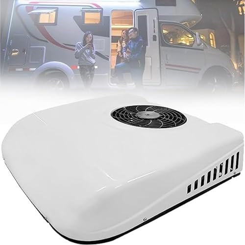 FJYAWEN 12v/24v Rv Roof Air Conditioner for Rv Trucks and Caravans, Motorhome Air Conditioner, Efficient Cooling for Comfortable Travel in Trailers and Caravans,24V