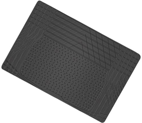tapete de carga, tapete para maletero - Revestimiento de carga para automóvil recortable | Alfombrilla de carga negra Protección para todo clima Cobertura de área de carga impermeable Antideslizante F