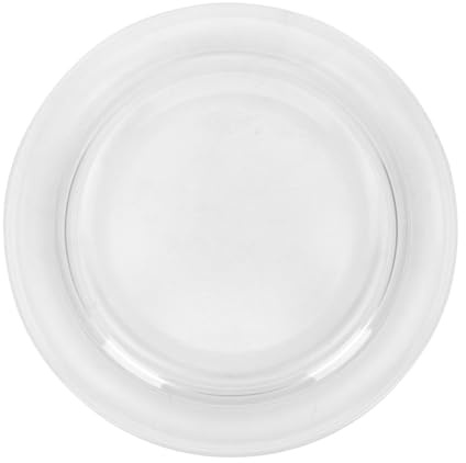 LABRIMP Drehteller als Ersatz für Defekten Mikrowellenteller für Mikrowelle aus Hitzebeständigem Glas Mikrowellen Glasplatte 27cm Geeignet für Mikrowelle