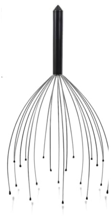 Head Massager - Scalp Massager with Metal Handle and Improved Design-Head Scratcher for Relaxation,Stress Reduction and Scalp Stimulation-Massage Tool Suitable for Gifting.
