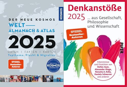 Der neue Kosmos Welt-Almanach und Atlas 2025 + Denkanstöße 2025 + 1 exklusives Postkartenset