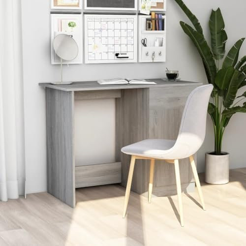 Schreibtisch klappbar,klappschreibtisch,sekretär Schrank,Schreibtisch Grau Sonoma 100x50x76 cm Holzwerkstoffschreibtisch,computertisch,Desk,