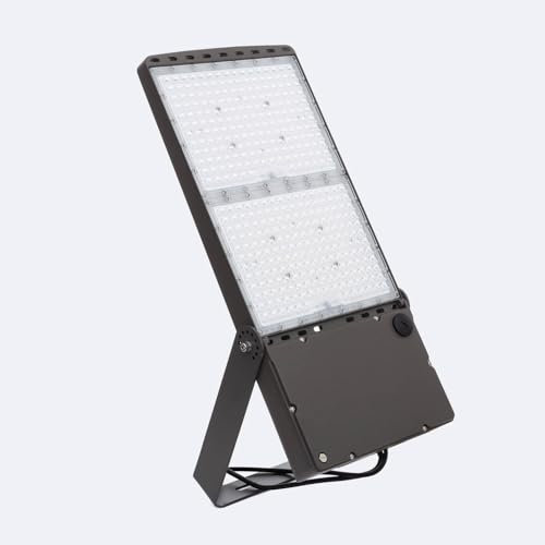 LEDKIA LIGHTING Foco Proyector LED 400W Premium 160lm/W Regulable 1-10V Pyros para Jardín, Terraza, Patio, 5000K Type 3 S1 130x60 Blanco Frío