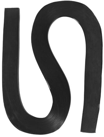 PATIKIL Tiras de Papel Para Filigrana 120 Piezas 9/32 (7mm) 54cm Papel de Filigrana Para Manualidades de Arte Diy Navidad Negro