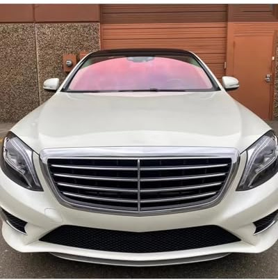tönungsfolie Auto 1mX3* 89% Red Chameleon Fenstertönungsfolie Auto Frontscheibe Fensterfolie Autoglas Aufkleber Proof Solar Tint scheibentönungsfolie