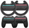 HEYSTOP Steering Wheels for Nintendo Switch 2 Joy-Con Grip Racing Wheels for Mario Kart 8 Deluxe 4 in 1 Mario Kart Game Switch 2 Steering Wheel Grip Cover Joy-Con Controller Accessories