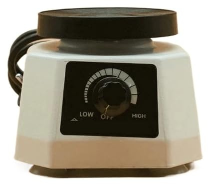 Plaque vibrante dentaire, table vibrante haute puissance 100 W, oscillateur rond for plâtre, 220 V/110 V(White 220V)