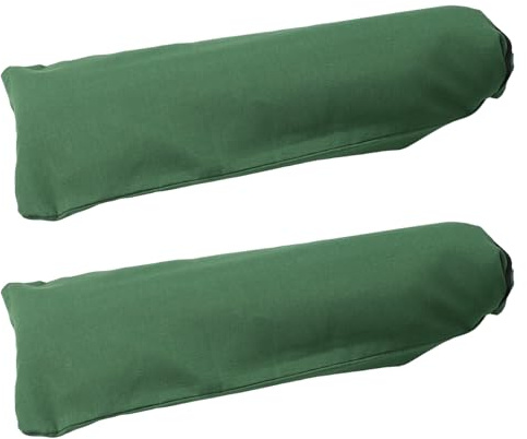 VILLCASE Bolsas de Arena para Control de Inundaciones 2 Unidades 70X28 CM Lona Resistente con Hebillas Reutilizables para Puertas Garajes y Protección contra Lluvia y Viento en Exteriores