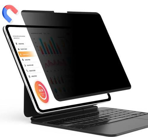 STARY Magnetischer Sichtschutz für iPad Pro 13 Zoll M4/M5 2024-2025 8th/7th Gen, Abnehmbarer Anti-Blaulicht-Blend-Spion, Anti-Reflex, Einfache Installation, Hochempfindlicher Sichtschutzfilter