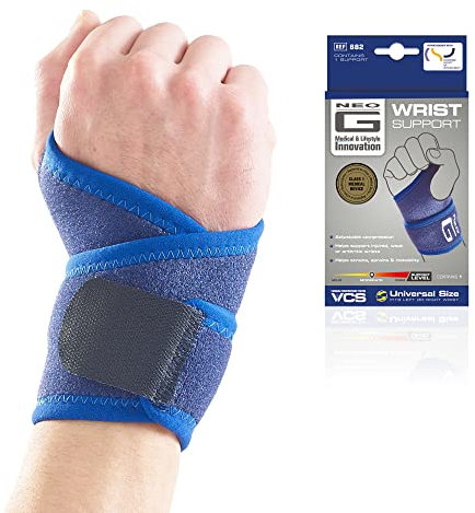Neo-G Handgelenkstütze – Einstellbare Handbandage bei Arthritis, Gelenkschmerzen & Verletzungen – Bequeme Handgelenkbandage für die linke oder rechte Hand – Verbesserter Komfort & Unterstützung