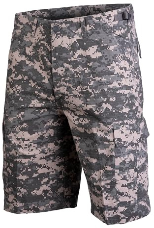US Ripstop tvättad kamouflage bermudashorts Mil-Tec