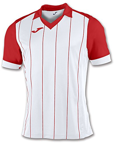 Joma Egge t-shirt, män, män, män, 100680, flerfärgad (vit/röd), 6XS-5XS