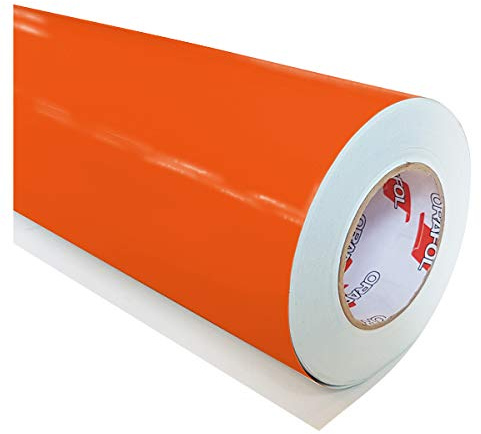 Klebefolie 621 - Farbnummer 034 - Orange 5m x 63 - Möbelfolie - Plotterfolie- selbstklebend