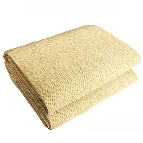 Rete ombreggiante 75% Tasso Di Ombreggiatura Beige Crittografia Addensare Usato for All'aperto Balcone Giardinaggio Stanza Del Sole, 3 Dimensioni GCSQF (Color : Beige, Size : 0.9mx1.8m)