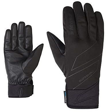 Ziener Herren Ilion Freizeit- / Funktions- / Outdoor-Handschuhe | Soft-Shell, Winddicht, wasserdicht