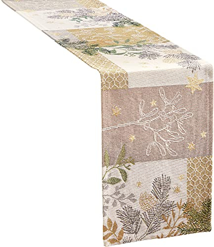 Sander TischbandBelle Patch Gobelin beige Größe 20x96 cm