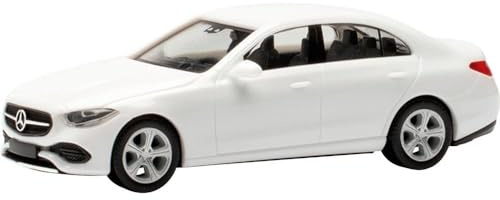 Herpa modello di auto Mercedes-Benz C-Classe Sedan, fedele alla scala originale di 1:87, miniatura per diorami, modellismo, pezzo da collezione, decorazione, in plastica