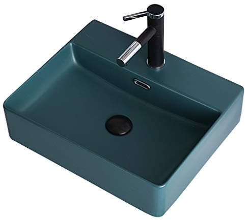 Standwaschbecken Badezimmerwaschbecken Wandmontiertes Waschbecken Keramikbecken Waschtisch Kleiner Café-Waschbehälter Leicht zu reinigendes Geschenk