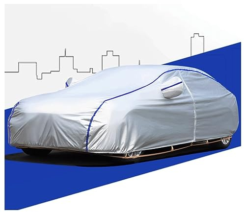 Auto Abdeckplane Wasserdicht füR FIAT 500L, Autoabdeckung Hagelschutz, Autoabdeckung Vollgarage Abdeckplane, Outdoor Atmungsaktiv,14-Punkt-fixierte Winddichte Schnalle (Color : A2)