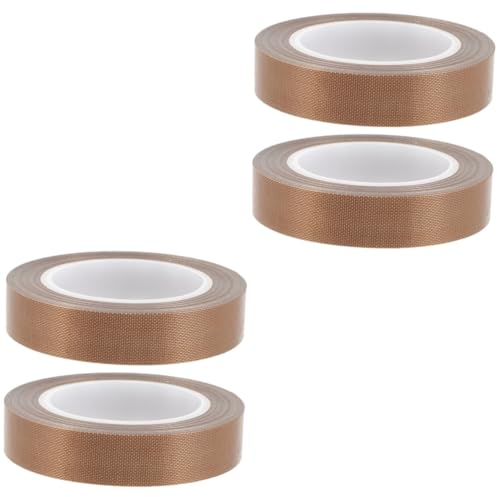 Gatuida 4rollen Hochtemperatur-klebeband Ptfe-vakuumversiegelung Isolierend Hitzebeständig Für Maschinen Und Hochtemperaturanwendungen Langlebig Und Leicht Zu Reinigen