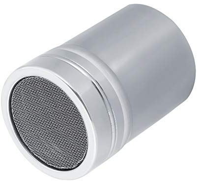 Stainless Steel Chocolate Shaker with Lid Sugar Cocoa Flour Coffee Filter, Fine Mesh Shaker for Cappuccino Latte, Ideal for Baking (Medium Size)