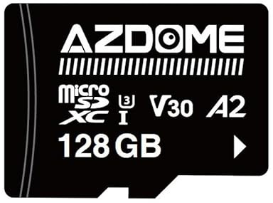 AZDOME 128 GB Micro-SD-Speicherkarte für Dashcam U3, A2