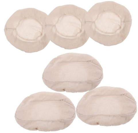 CIYODO 6pcs Bread Basket Cloth Cover Liner for Dough Basket Cloth Liner for Kitchen Gadget Use