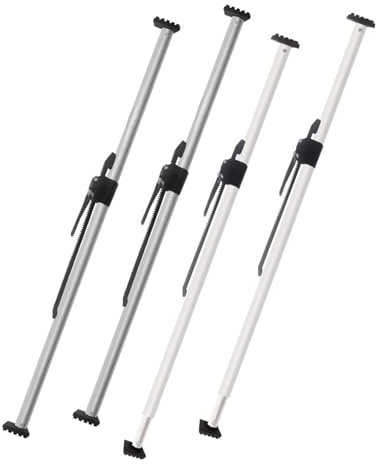 Verstellbare Anti-Rutsch-Stange, Autodachgepäckträger für Pickups, verstellbar von 2000–2380 mm/6,5–7,8 Fuß, Ladungssicherungsstange für hohe Beanspruchung, Ladungssicherung in geschlossenen
