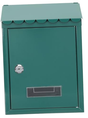 Homoyoyo Cassetta Postale Da Parete Con Serratura Nascosta Per Porta Capacità in Metallo Vintage Per L'arredamento Della Casa