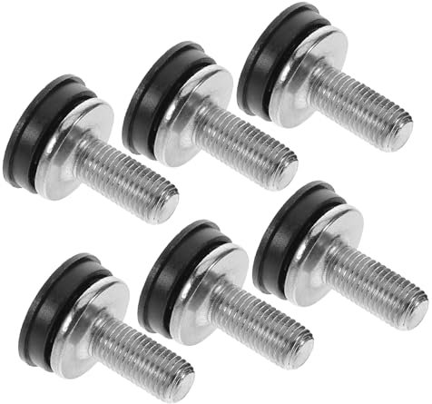 MUCKLILY 6pcs Crank Arm Fixing Bolts Hexagon Socket Screws Bicycle Hardware for Bottom Bracket Road and MTB
