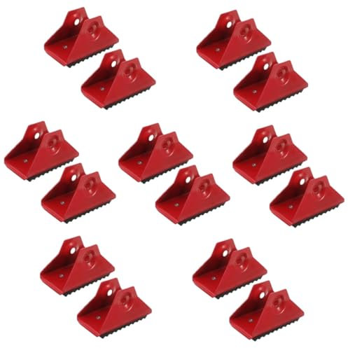 Angoily 14pcs Ladder Stabilizer Feet Covers Non-Slip Ladder Edge Protector Leg Protective Cover for Home