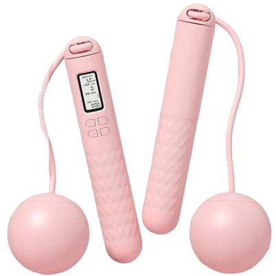 Nonslip Sprungseil Mit Zähler Fitness Sprung Seil Elektronisches Zählen Jumping Seil Für Männer Frauen Kinder