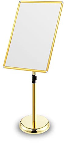 A2-Displayständer, Plakatständer für den Boden, Schilderständer, Werbetafel, höhSchilderständer, Werbetafel, höhenverstellbar, austauschbare Schilderhalterplatte, Stil mit abgerundeten Ecken