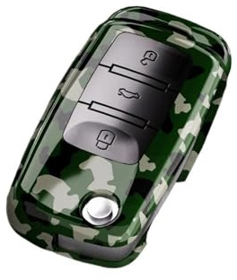 Schlüsselgehäusehalter ABS Carbon Faser Auto Schlüssel Fall Abdeckung Für Polo Für Tiguan Für Passat B5 B6 B7 Für Golf 4 5 6 MK6 Für Jetta Für Lavida Für Octavia Schlüsselgehäuse(8)