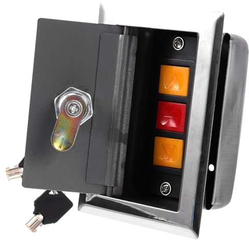 Hemobllo Caja de Control de Puerta de Persiana Botón de Control Multifuncional Diseño Compacto para Puertas Enrollables 1